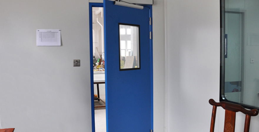 洛阳钢质净化门带连锁门-净化门常识