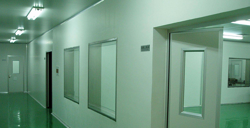 洁净板门的制作|彩钢板净化门_净化门窗料铝材样品图